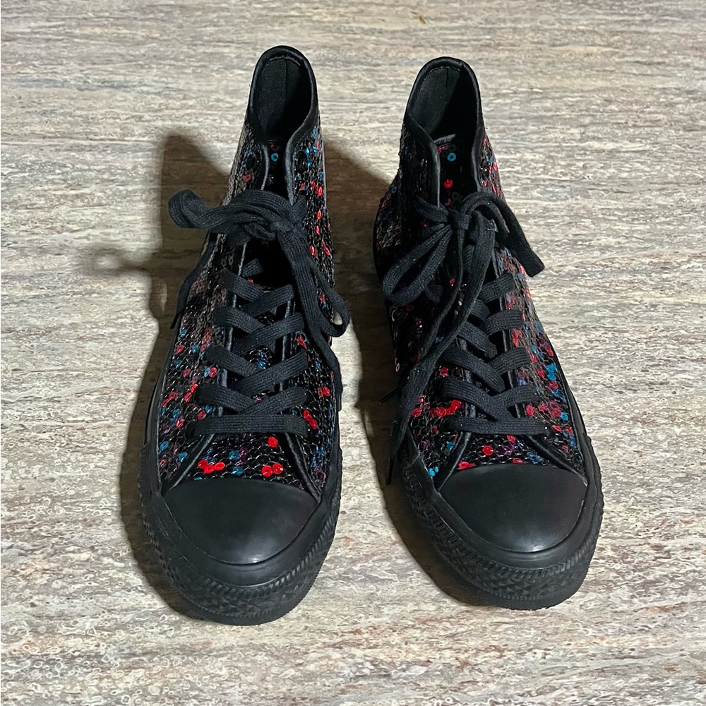 Converse All Star Chuck Taylor sequins high top sneakers